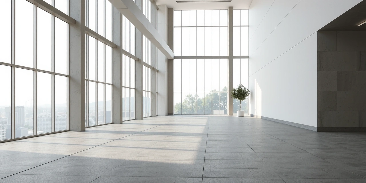 Architectural clarity representing structured data